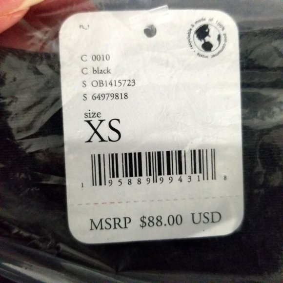 NWT Free People Slouchy Harem Twist and Shout Pants Black Free Movement Size XS - Picture 5 of 5